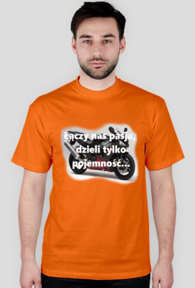 T-shirt "Łączy nas pasja" męski