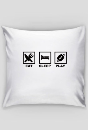 Poszewka Eat Sleep Play Football