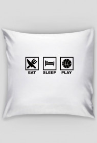 Poszewka Eat Sleep Play Basketball
