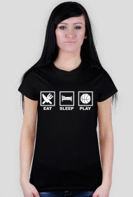 Eat Sleep Play Basketball black