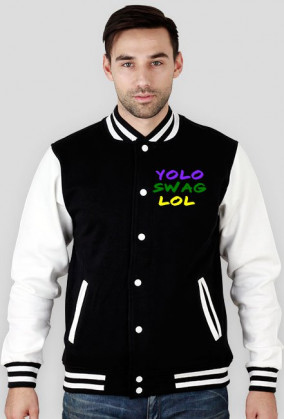 Bluza College z YOLO, SWAG, LOL