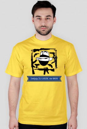 T-shirt męski broń nie zabija