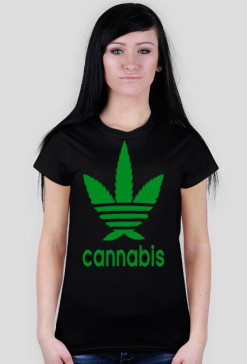 canabis damska czarna