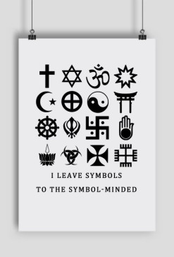 ATEIZM ATHEIST ANTIRELIGION plakat poster