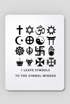 PODKŁADKA SYMBOLE ATEIZM podkładka pod mysz