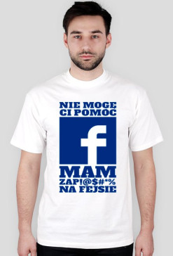 facebook biala niebieski napis