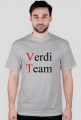 Męska koszulka "Verdi Team". Kolor - szara.