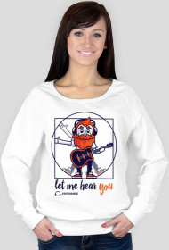 Let me hear you- da Vinci (bluza z kapturem)
