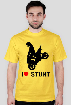 T-shirt "I♥ STUNT" męski