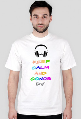 T - shirt "DJ CONOR" KEEP CALM...
