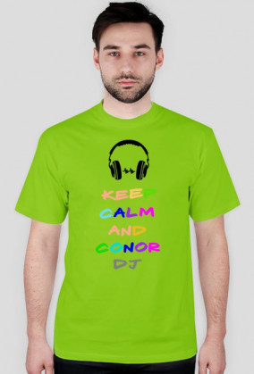 T - shirt "DJ CONOR" KEEP CALM...