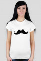 Mustache - Biała, damska