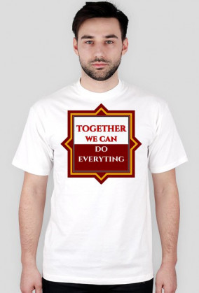 T-shirt męski razem