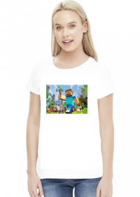 Koszulka Minecraft Klasycznie wersja damska