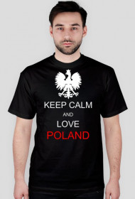 T-shirt męski love Poland
