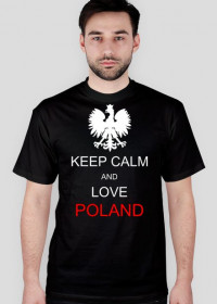 T-shirt męski love Poland