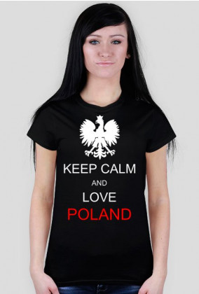 T-shirt damski love Poland