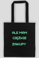 modna torba z napisem