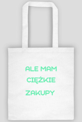 modna torba z napisem