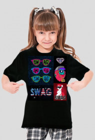Koszulka dziewczęca SWAG