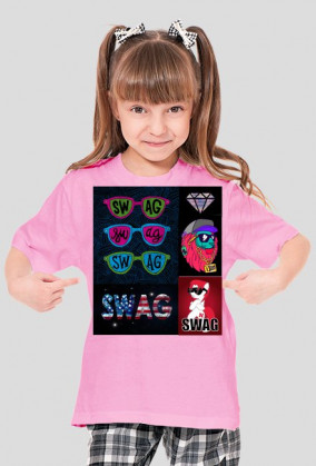 Koszulka dziewczęca SWAG