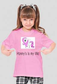 Koszulka dziewczęca Ponny's is my life