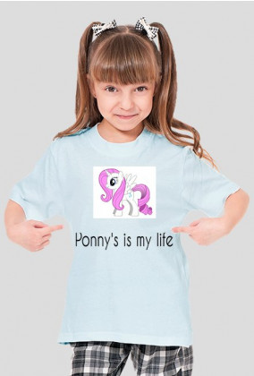 Koszulka dziewczęca Ponny's is my life