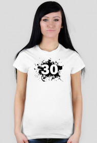t-shirt damski "30" by BohUn