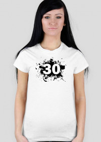 t-shirt damski "30" by BohUn
