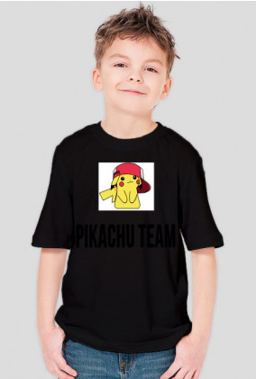 Koszulka chłopięca Pikachu Team