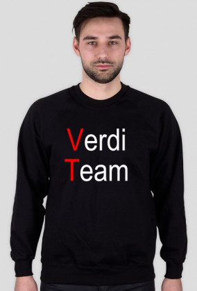 Bluza "Verdi Team". Kolor - czarna