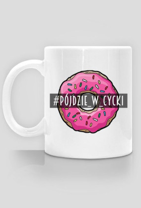 Kubek - Pójdzie w Cycki - Stare Logo