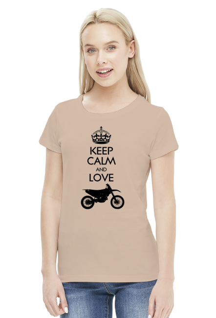 Keep calm and love enduro - koszulka motocyklowa