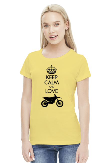 Keep calm and love enduro - koszulka motocyklowa