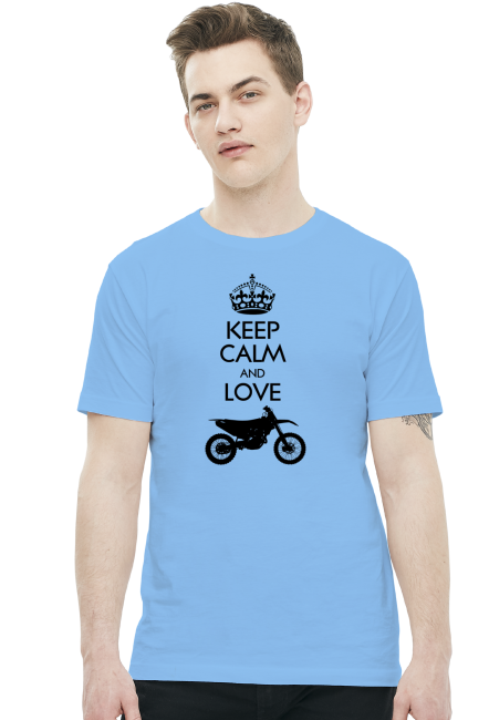 Keep calm and love enduro - koszulka motocyklowa