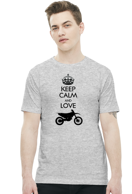 Keep calm and love enduro - koszulka motocyklowa