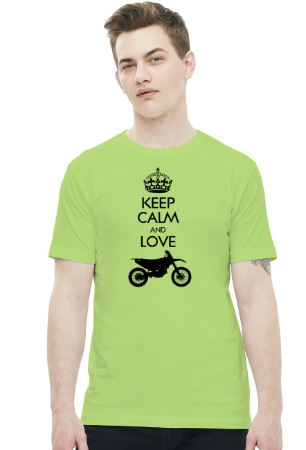 Keep calm and love enduro - koszulka motocyklowa