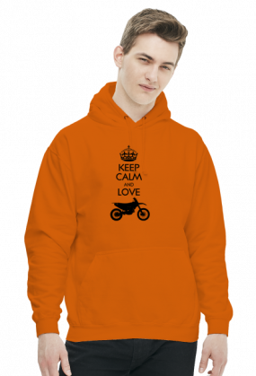 Keep calm and love enduro - bluza motocyklowa