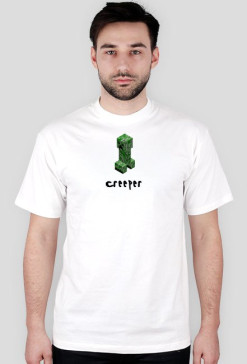 Creeper t-shirt - biały