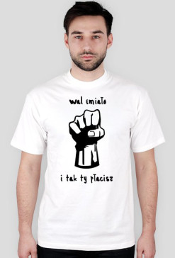 wal śmialo T-shirt biały