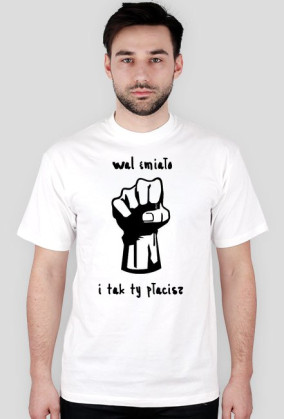 wal śmialo T-shirt biały