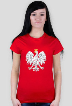 KOSZULKA DAMSKA Z ORŁEM BIAŁYM