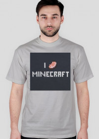 Minecraft Bluzka Kol.Szary