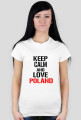 BIAŁA KOSZULKA DAMSKA |LOVE POLAND|