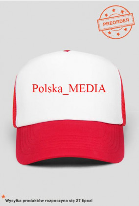 Czapka z daszkiem napis Polska_MEDIA