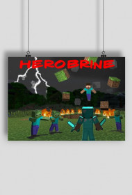 Miencraft plakat herobrine