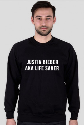 bluza " Justin Bieber Aka Life Saver "