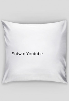 Poduszka z napisem