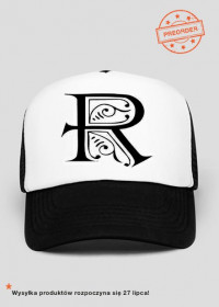 czapka z nadrukiem: R