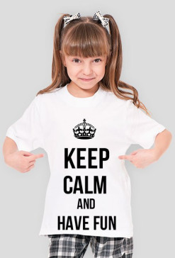 Bluzka "KEEP CALM" dla dziewczynki